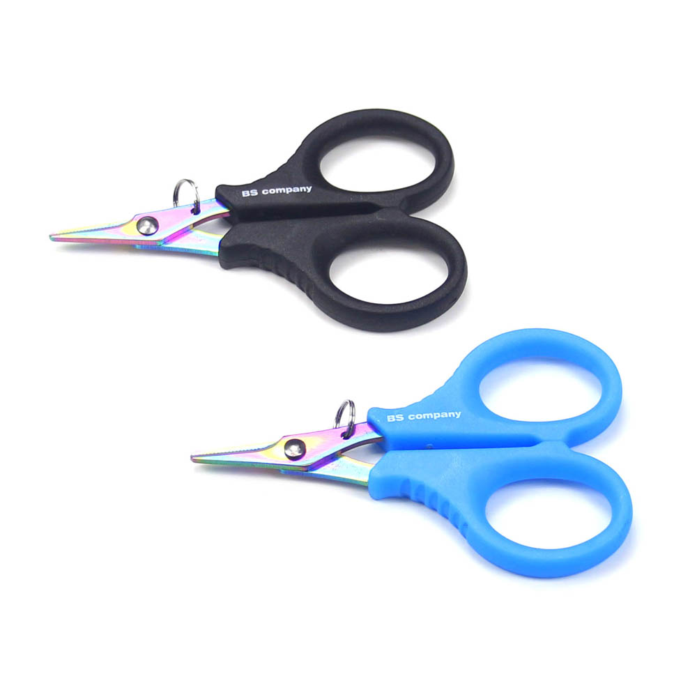 비에스컴퍼니 티타늄코팅 합사가위 블랙