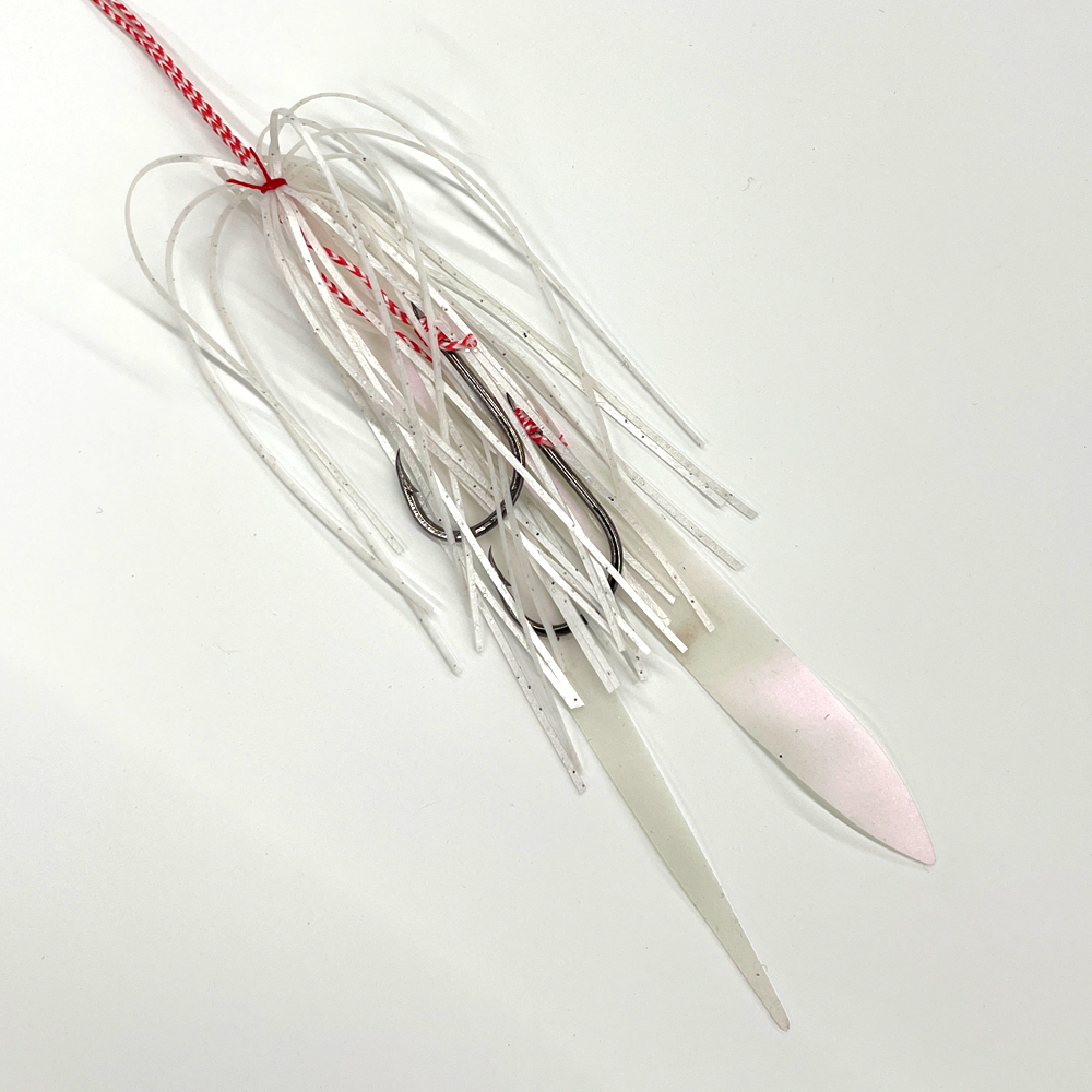 참돔 타이라바 스커트 실리콘 스커트 바늘13호 14호 랜덤  [핑크&화이트펄]