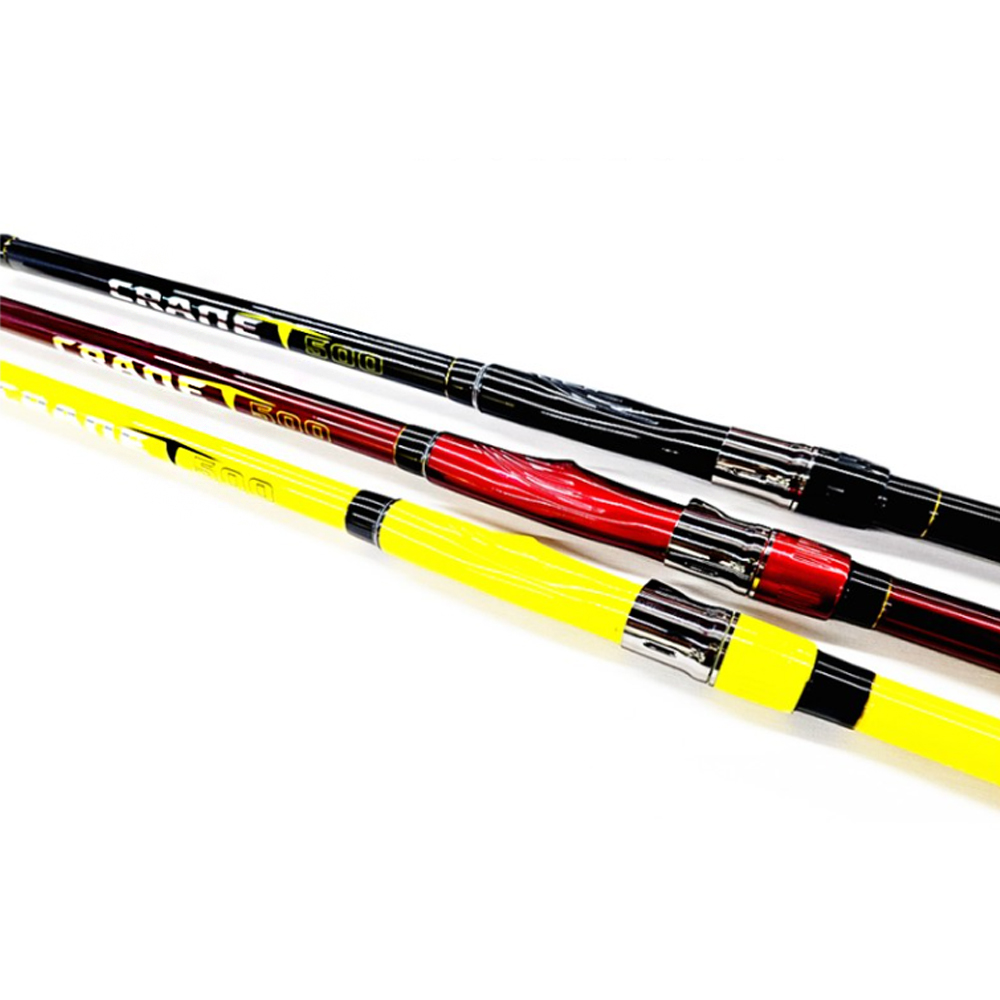 BS컴퍼니 크레인 T500 꽂기식 4절 서프 원투 낚싯대  블랙