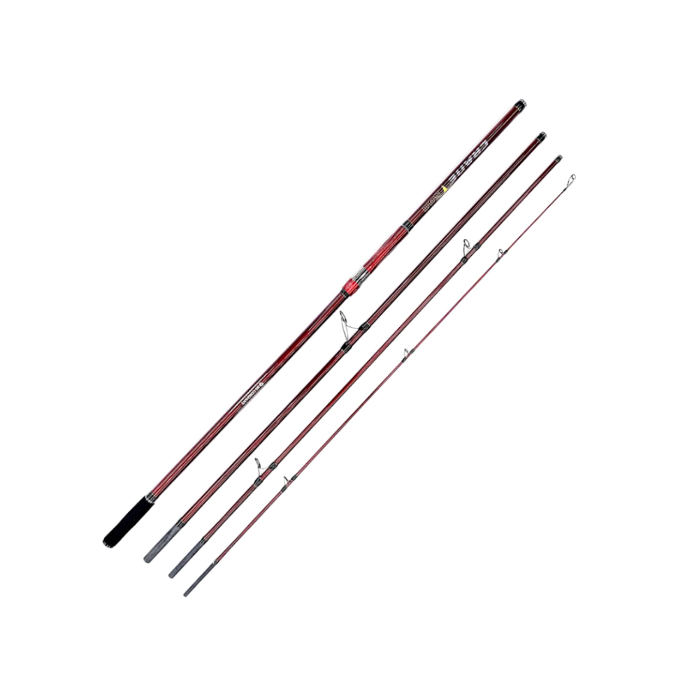 BS컴퍼니 크레인 T500 꽂기식 4절 서프 원투 낚싯대  옐로우